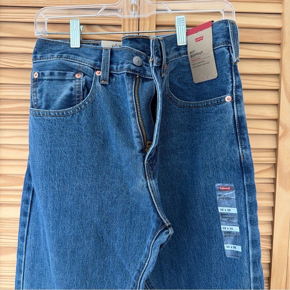 Levi's 517 Bootcut Dark Blue Bootcut Jeans - NWT